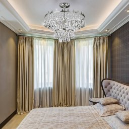 Searchlight Versaillescrystal ceiling light in chrome