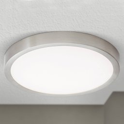 ORION Vika LED ceiling light round matt titanium Ø 23 cm