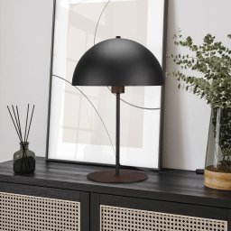 Trio Lighting NOLA table lamp, height 45 cm, black/gold
