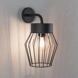 Paulmann Lanka outdoor wall light in cage design