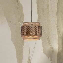 GOOD & MOJO Bhutan pendant light bamboo 25 x 20 cm