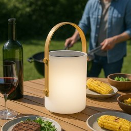 FH Lighting Bari LED solar light, battery and remote control