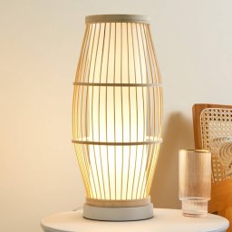 Pauleen Woody Passion table lamp made of bamboo