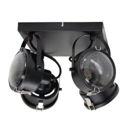 K.S. Verlichting Square Satellite ceiling light in black
