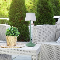 Näve Emmi LED solar table lamp CCT rechargeable, green