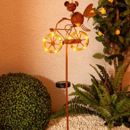 Näve 5282414 LED solar light with a bicycle