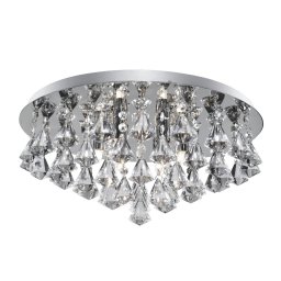 Searchlight Hanna ceiling light, 45 cm, chrome