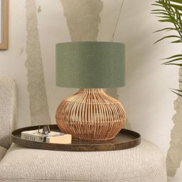 GOOD & MOJO Kalahari table lamp 32cm green