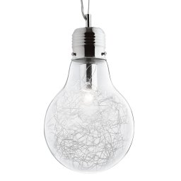 Ideallux Luce Max - hanging lamp in light bulb shape