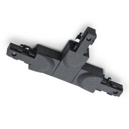 Trio Lighting T-connector DUOline, protective earth left, black