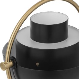 GUBI Multi-Lite rechargeable table lamp height 30 cm brass/black
