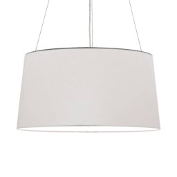 kdln Tripod pendant light, white, Ø 55 cm, textile