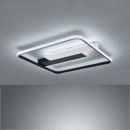 FISCHER & HONSEL Blithe LED ceiling light, 50 x 50 cm, frame
