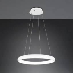 Trio Lighting LED pendant light Cardona, Ø 75 cm, white, CCT, metal