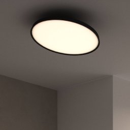 DFTP by Nordlux Kaito Pro LED ceiling light, black, Ø 38.5 cm
