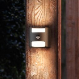 Philips Grass - sensor wall lamp in anthracite with LED