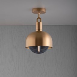 Buster + Punch Forked ceiling brass/smoke Ø 25cm