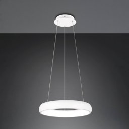 Trio Lighting LED pendant light Cardona, Ø 46.5 cm, white, CCT, metal