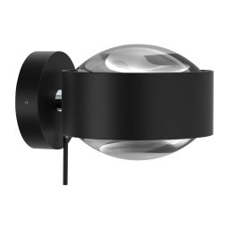 Top Light Puk Maxx Wall+, G9 lenses clear, black matt/chrome