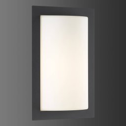 LCD LED outdoor wall light Luis, graphite, motion detector