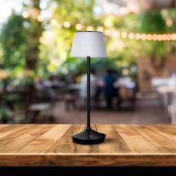 Näve Emmi LED solar table lamp CCT rechargeable, black