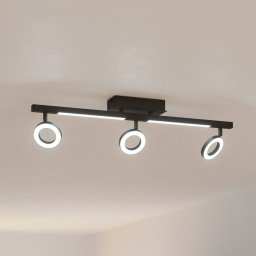 EGLO Cardillio 2 LED downlight black with three rings