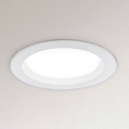 ORION Dimmable Spock LED recessed light Ø 9 cm white