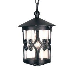 Elstead Hereford outdoor hanging light with flourishes