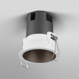 LEDVANCE Twist recessed spotlight Ø7cm white/black