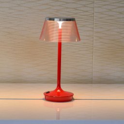 Aluminor La Petite Lampe LED table lamp, red