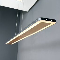 Eco-Light Solaris LED pendant light, 3-level-dim gold 120 cm