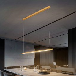Quitani Talon LED hanging light brass anodised 24W