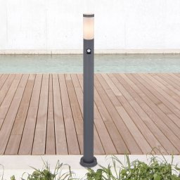 Globo Boston path light, height 110 cm, with sensor