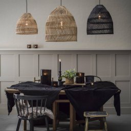 PR Home Maja pendant light, natural Ø 53cm