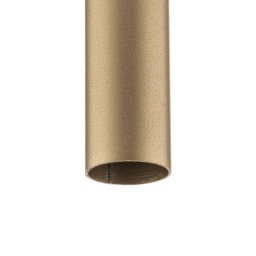 SIGMA Sopel 1 pendant light, straight, matt gold