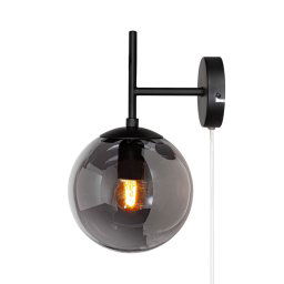 By Rydéns Boyle wall light with a cable, Ø 32 cm