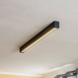 Nowodvorski Lighting Straight graphite ceiling lamp, 92 cm