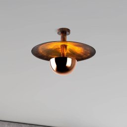 Opviq Kurt ceiling light 13355, copper-coloured, metal, Ø 48 cm