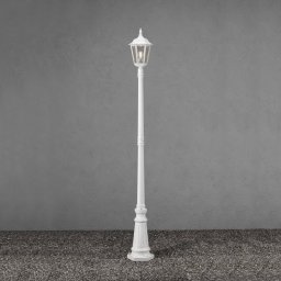 Konstsmide Firenze lamp post, 1-bulb, white