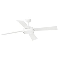 FARO BARCELONA Hydra ceiling fan, LED, remote control, white