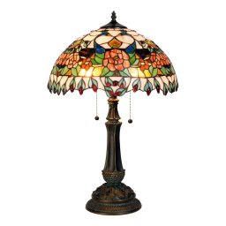 Clayre&Eef Colourful table lamp Maja, Tiffany-design