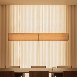 Audo Copenhagen Audo pendant light Hashira Linear, natural colour, length 140 cm