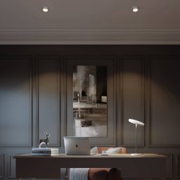 Top Light Puk Maxx One 2 LED spot, clear lens, matt white