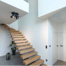 SLV Asto Tube downlight GU10 4-bulb round black