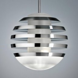 TECNOLUMEN LED hanging light BULO, aluminium
