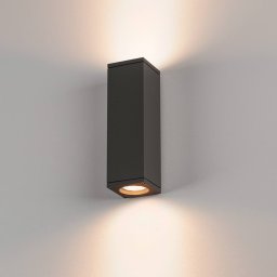 SLV outdoor wall lamp Theo, anthracite, aluminium, up/down