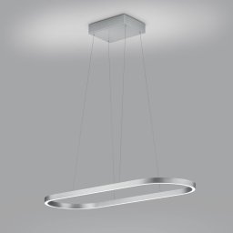Knapstein Elin LED pendant light, matt nickel, gesture control