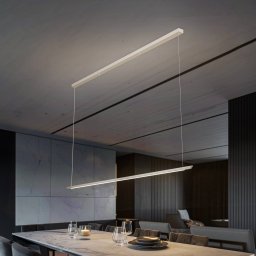 Quitani Niara LED hanging light CCT aluminium anodised/natural