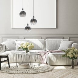 Eko-Light Monte pendant light, 3-bulb, round, silver