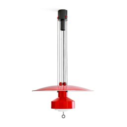 Stilnovo Saliscendi LED pendant light, red